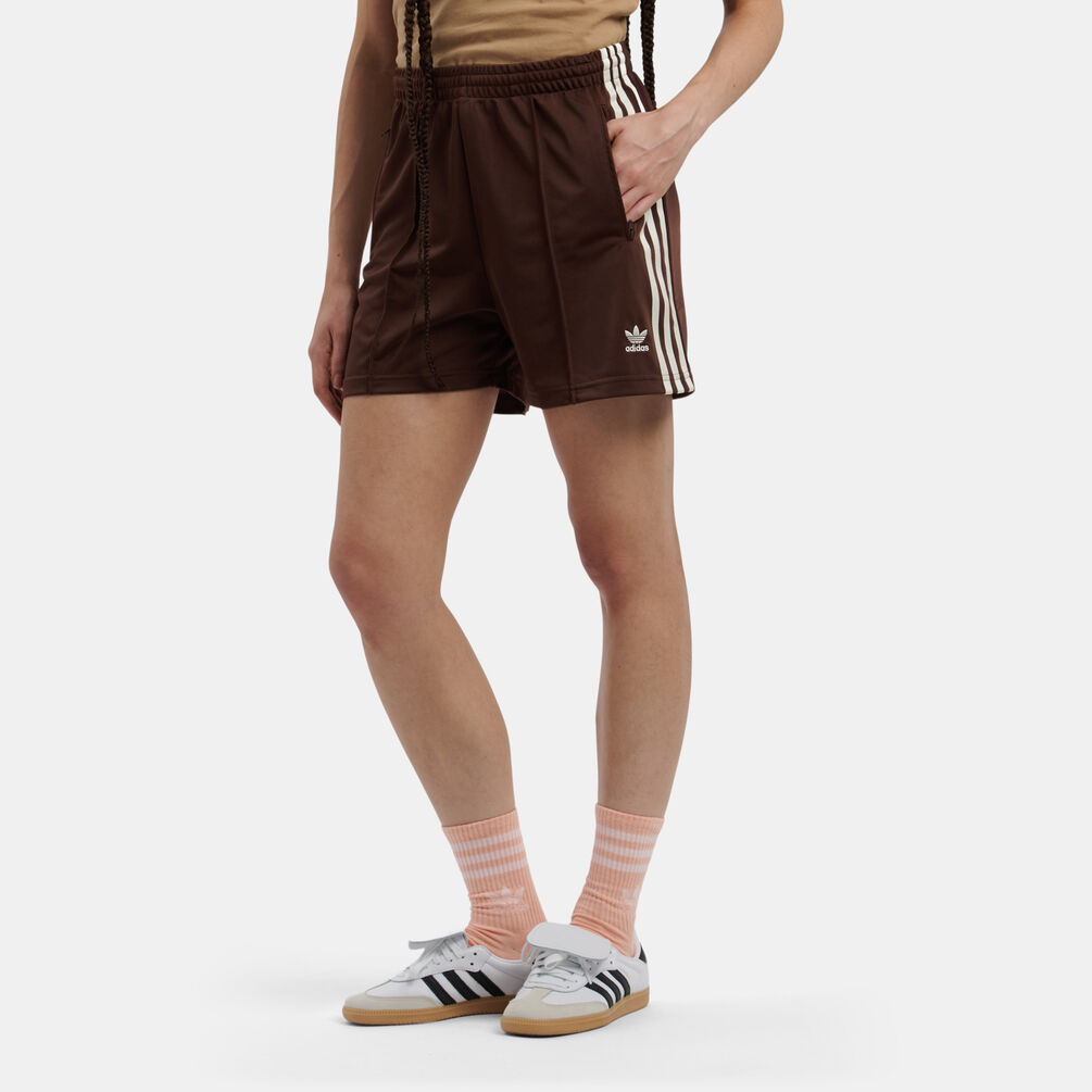 Short adidas Firebird, marrone/beige