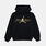 Felpa Jordan Mountainside ragazzi, nero/grigio/oro