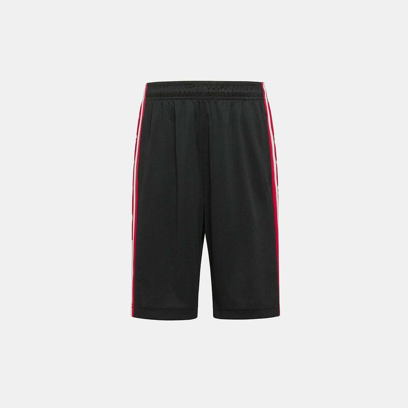 Short Jordan HBR ragazzi, nero/rosso
