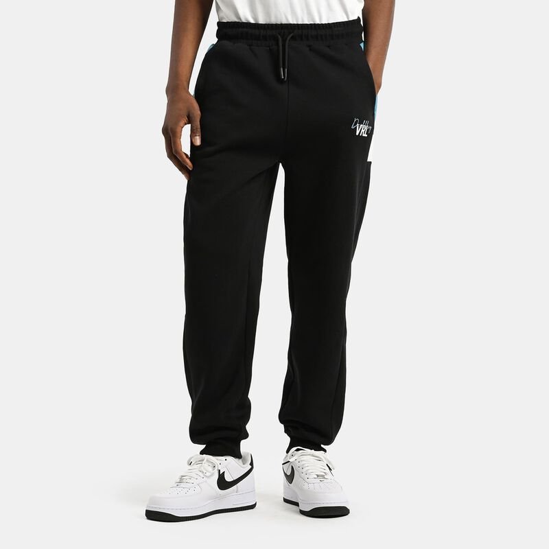 Pantaloni VRL Playfield, nero/blu/bianco