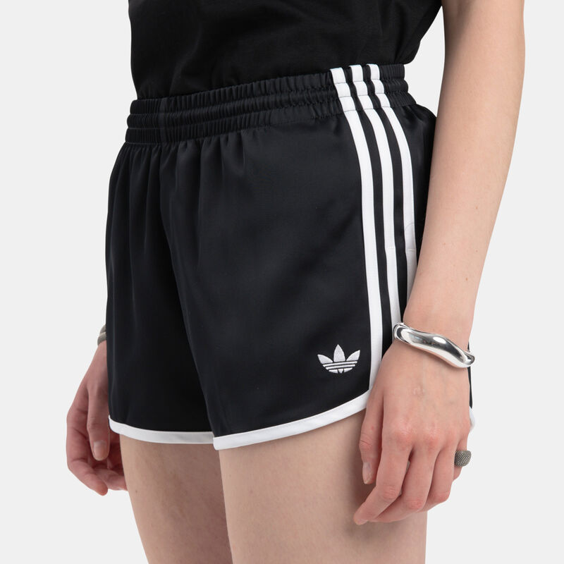 Short adidas Sprinter 3-Stripes, nero/bianco