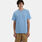 T-shirt adidas Trefoil Essentials, celeste/bianco