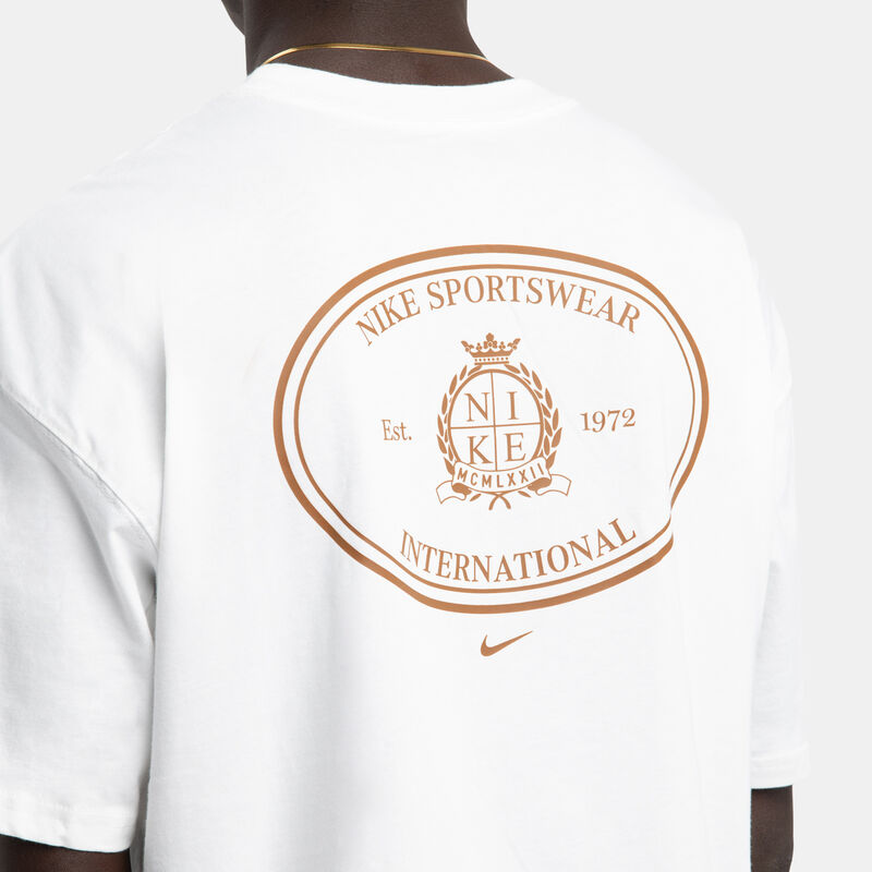T-shirt Nike Sportswear Country Club, bianco/marrone