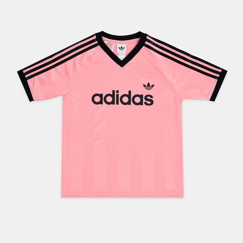 T-shirt adidas Loose Jersey ragazzi, rosa/nero