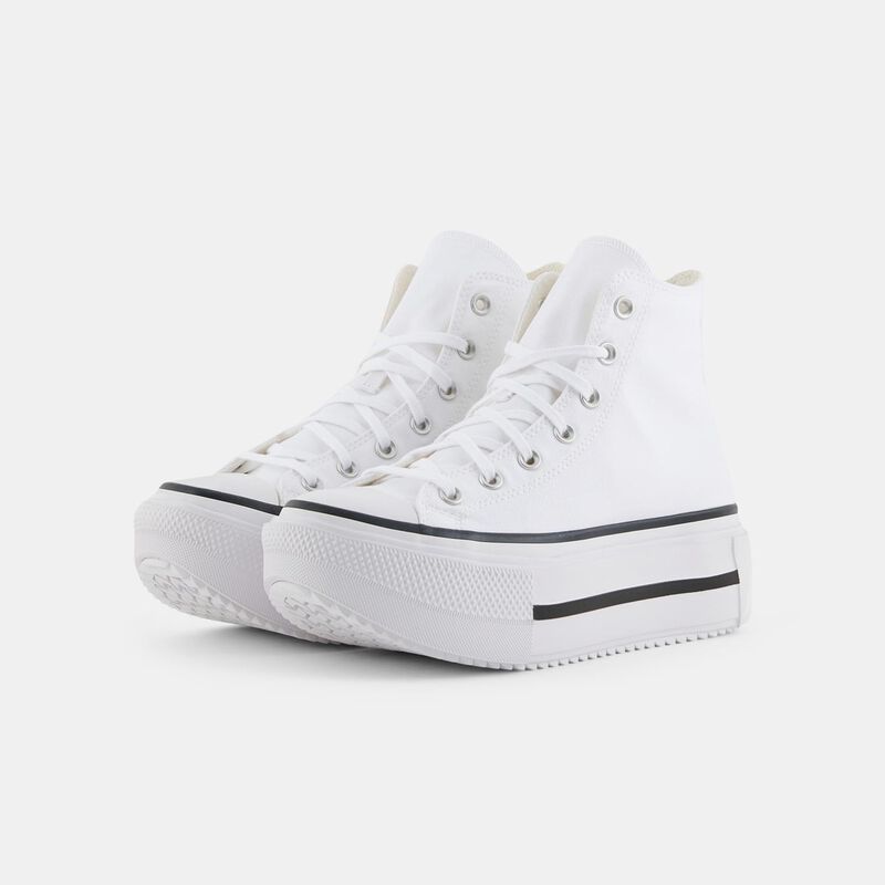 Converse Chuck Taylor All Star Lift Double Stack, bianco/nero