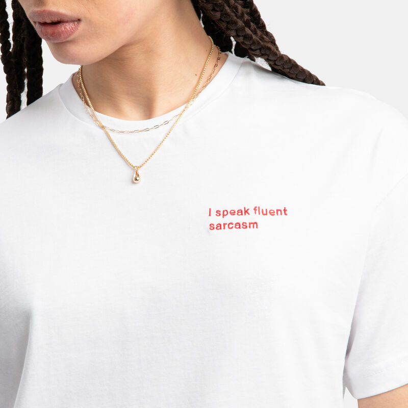 T-shirt Speedy Tee AW LAB, bianco/rosso