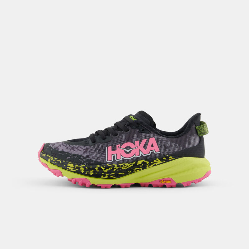 Hoka Speedgoat 6, nero/giallo/rosa