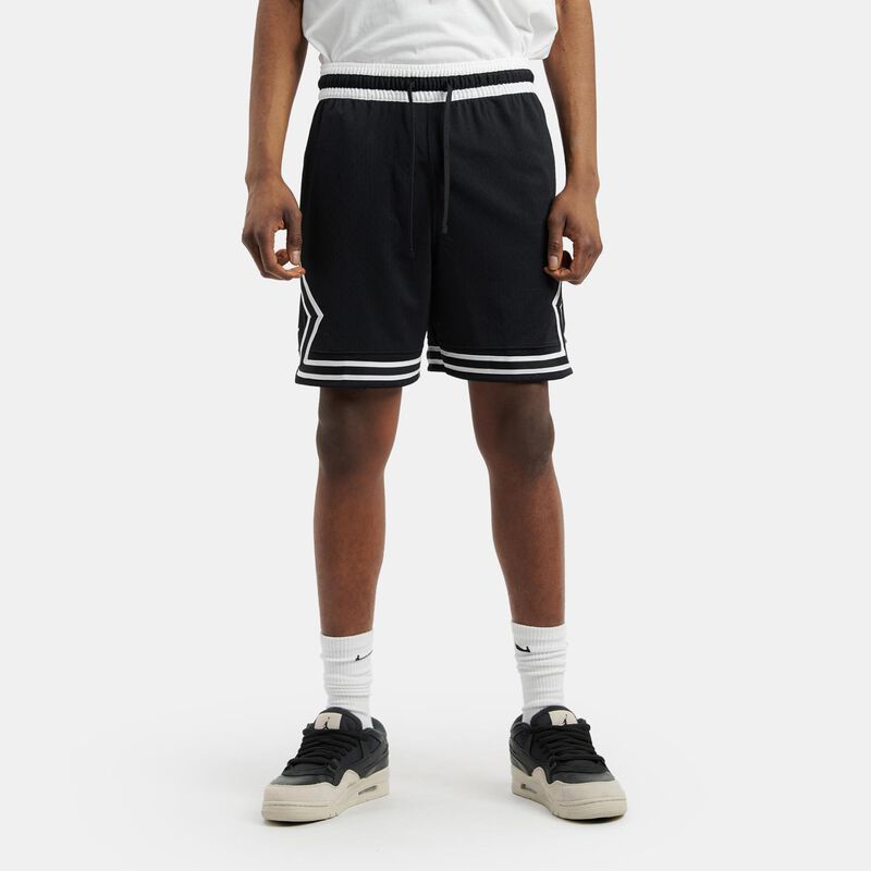Short Jordan Diamond Dri-FIT, nero/bianco
