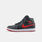 Air Jordan 1 Mid Black University Red, nero/rosso