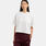 T-shirt Nike Luxe SS Tee Boxy, bianco