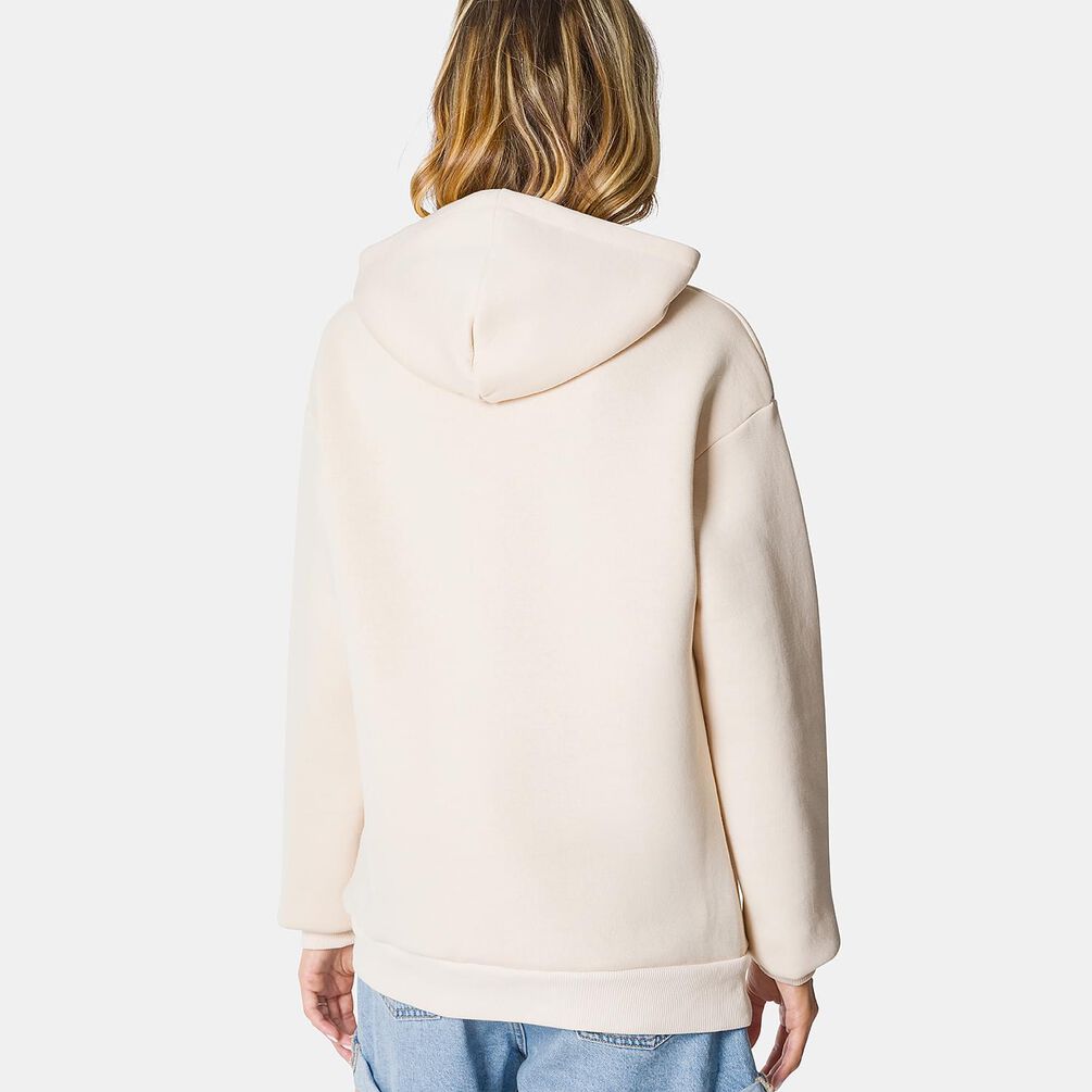 Felpa Speedy Fleece Hokusai, beige/celeste/bianco
