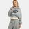 Felpa Nike Sportswear, grigio/nero