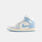Air Jordan 1 Mid Psychic Blue (W), azzurro/grigio/beige