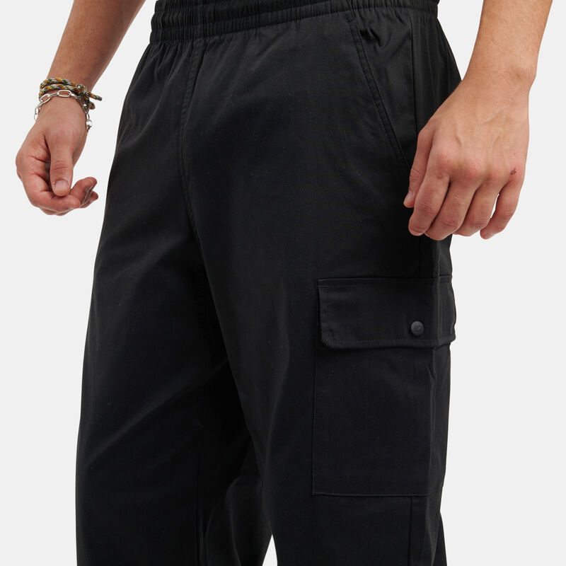 Pantaloni New Balance Twill Cargo Jogger, nero