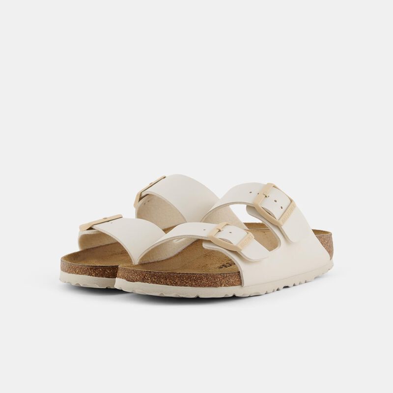 Birkenstock Arizona Nubuk, bianco/marrone
