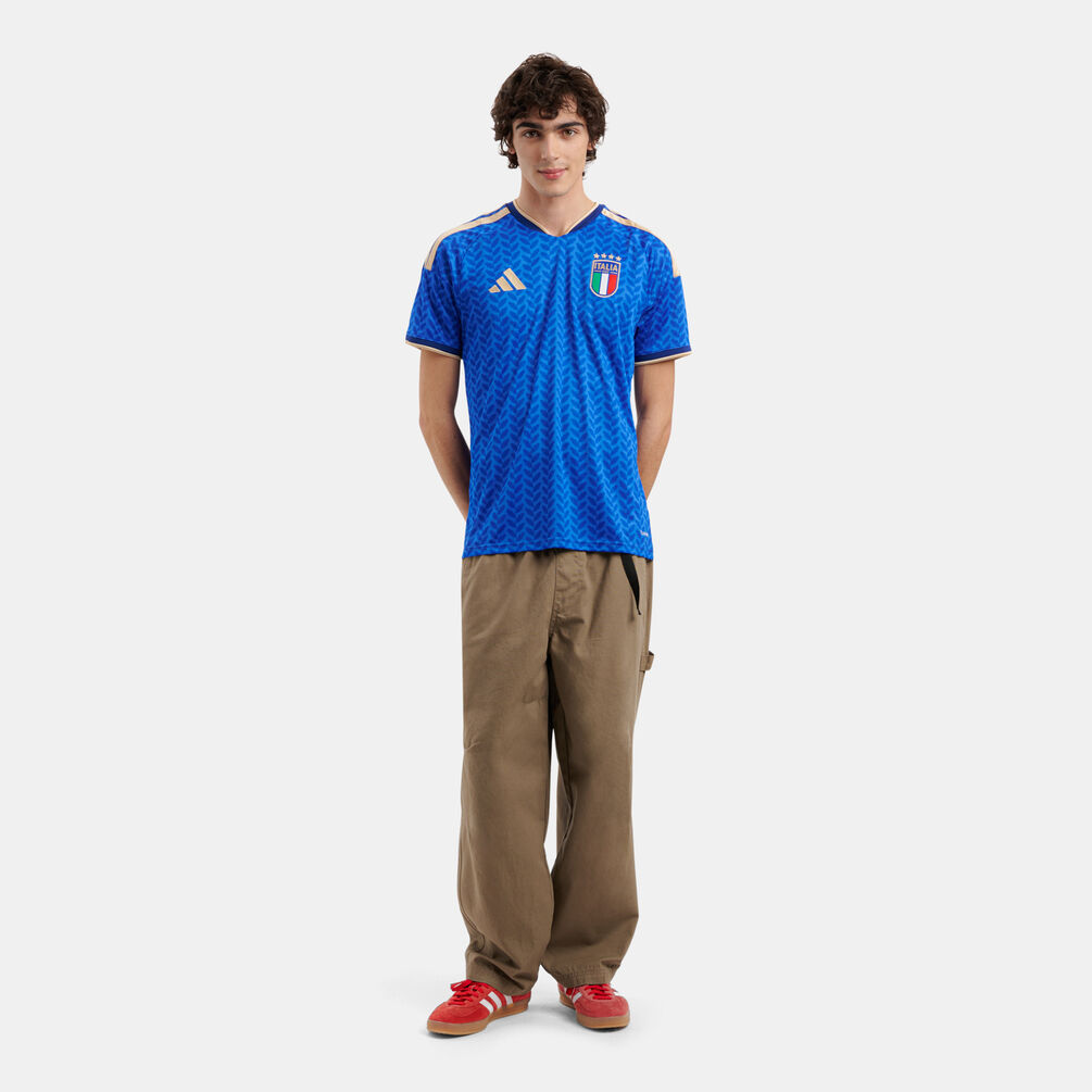 T-shirt adidas Home Italia 26, azzurro/oro