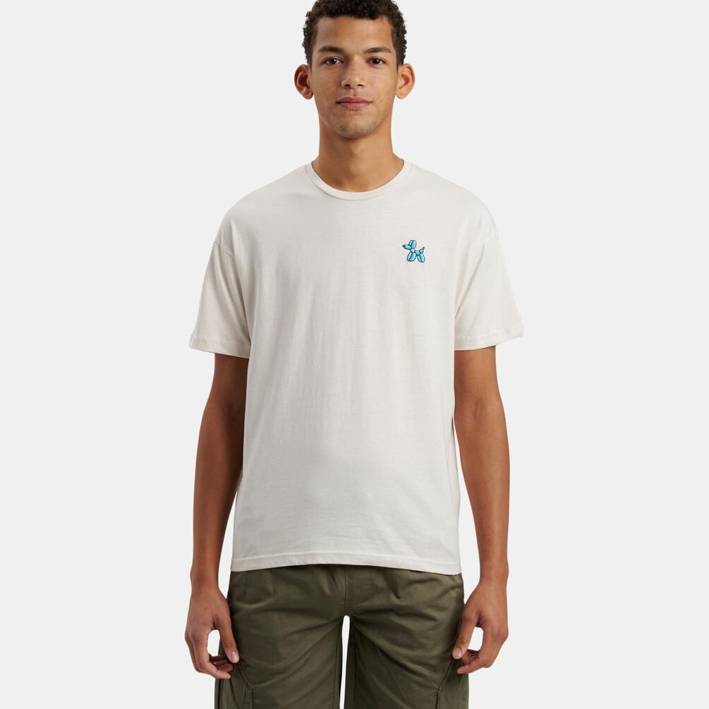 T-shirt Speedy Tee AW LAB, bianco/celeste