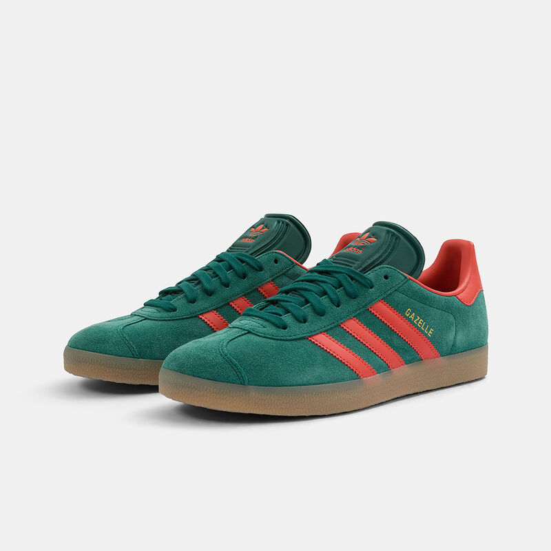 adidas Gazelle, verde/arancione/marrone