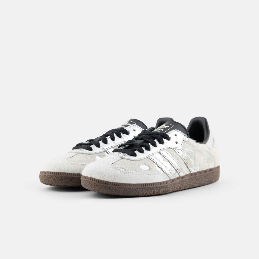 adidas Samba OG, argento/animalier/nero