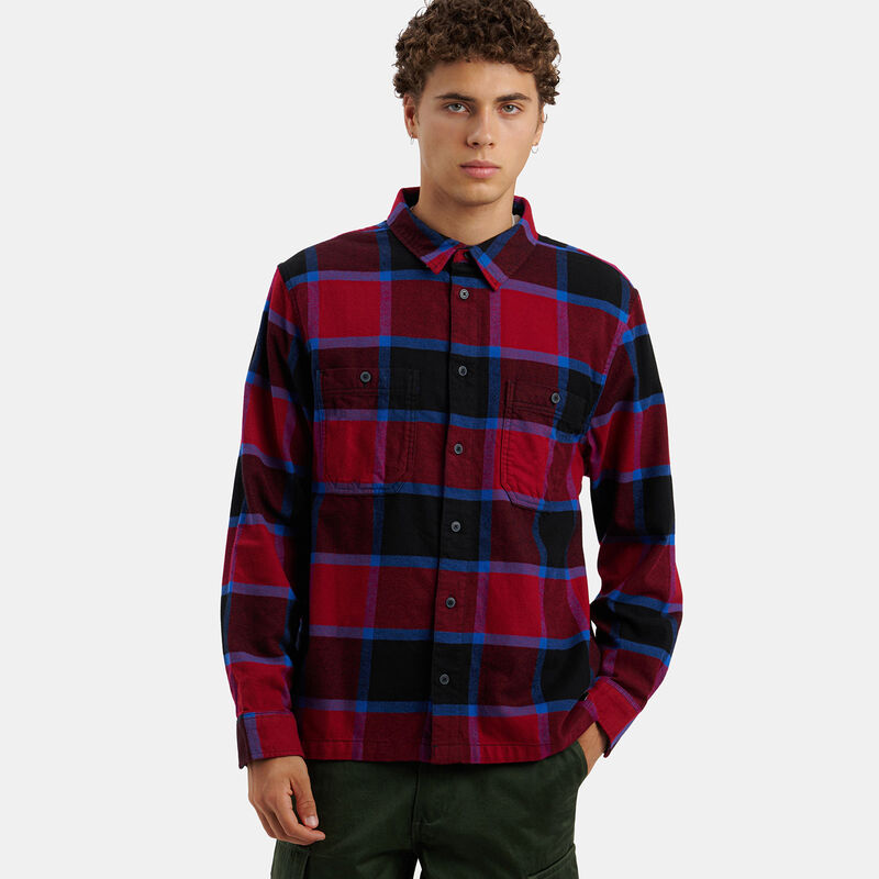 Camicia Vans Larkspur, rosso/blu/nero