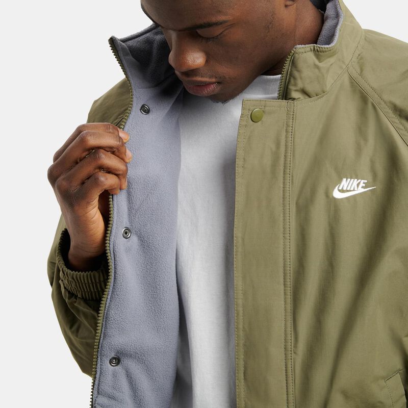 Giacca Nike Sportswear Club Futura, verde/bianco