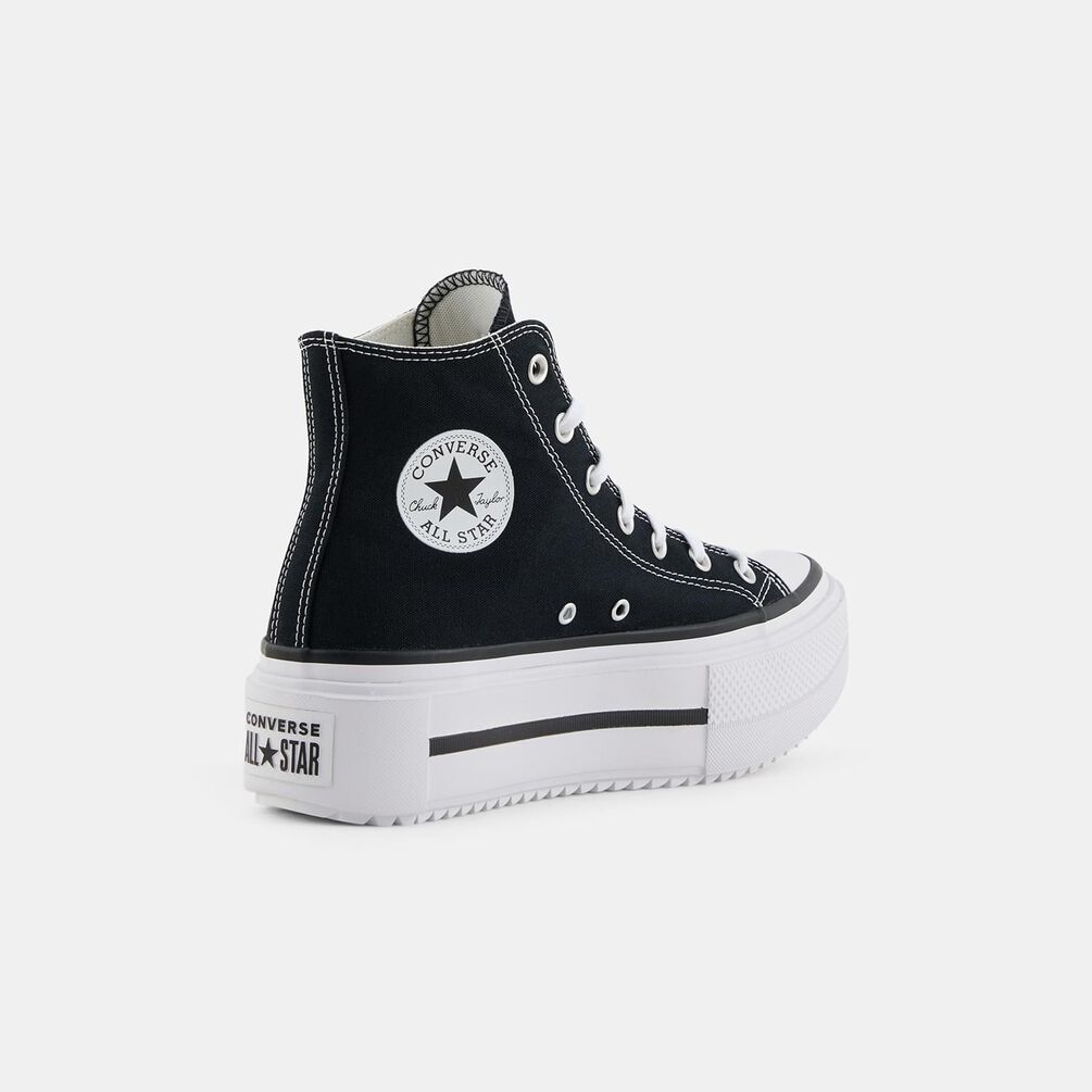 Converse Chuck Taylor All Star Lift Double Stack, nero/bianco
