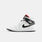 Air Jordan 1 Mid White Infrared 23, bianco/grigio/nero