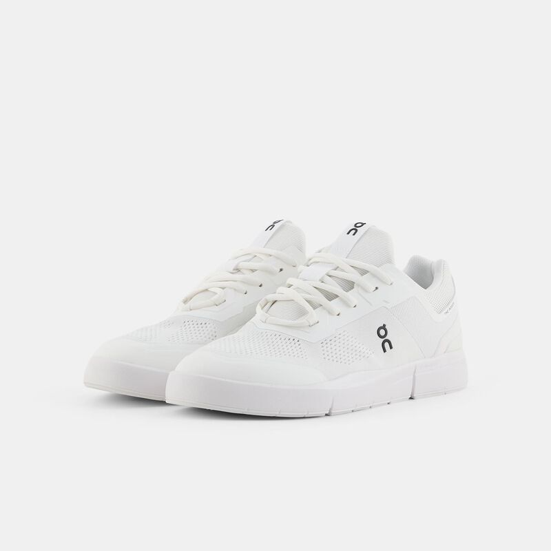 On THE ROGER Spin, bianco/nero