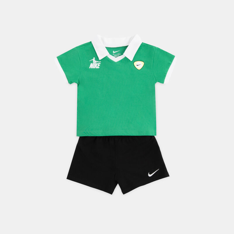 Completo Nike Sportswear Goal Mode neonati, verde/bianco/nero