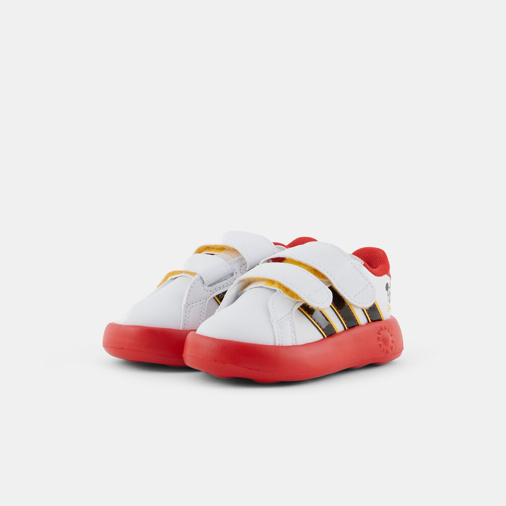 adidas Grand Court x Disney Mickey Mouse, bianco/rosso/nero