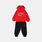 Completo Nike Club Fire neonati, rosso/nero