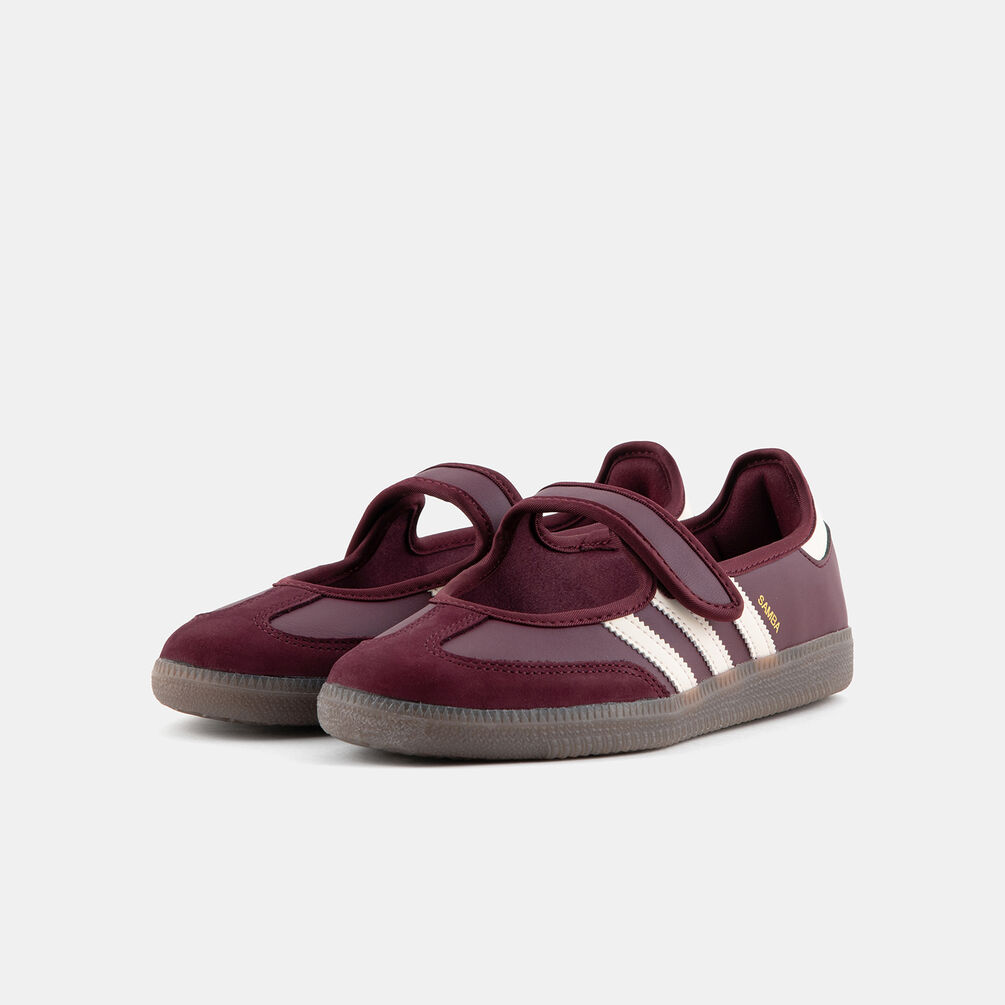 adidas Samba Jane, bordeaux/bianco