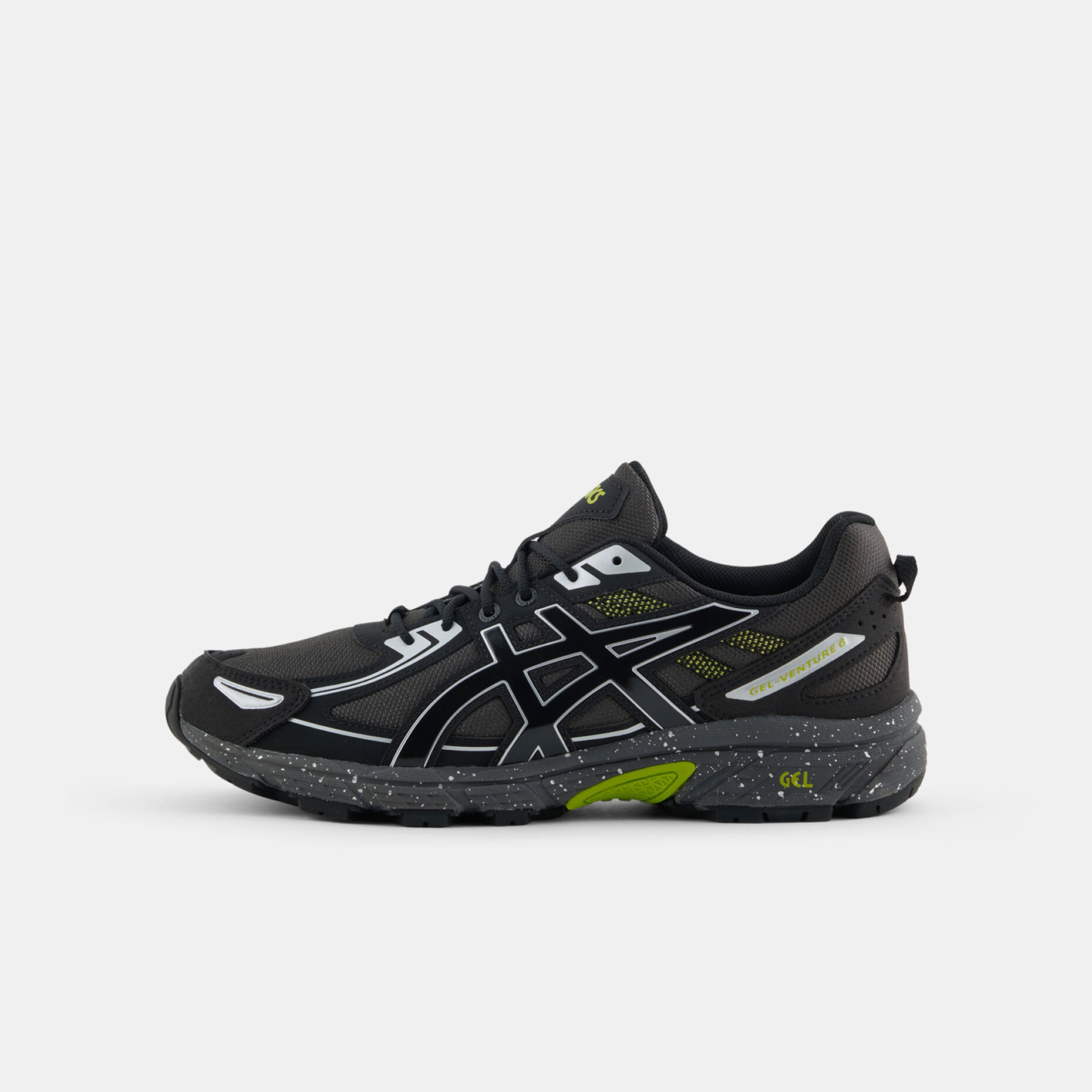 Asics Gel-Venture 6, nero/argento/verde