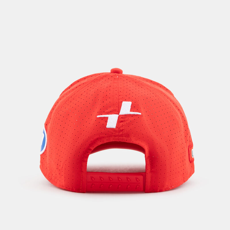 Cappellino Puma Scuderia Ferrari HP Replica Leclerc, rosso/giallo/bianco