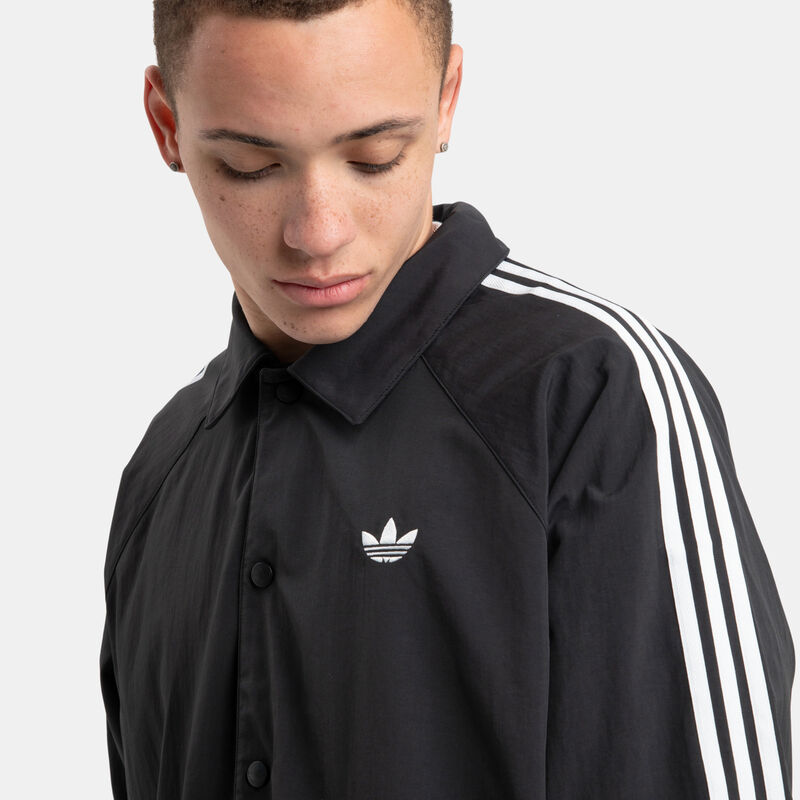Giacca adidas 3 Stripes Coach, nero/bianco
