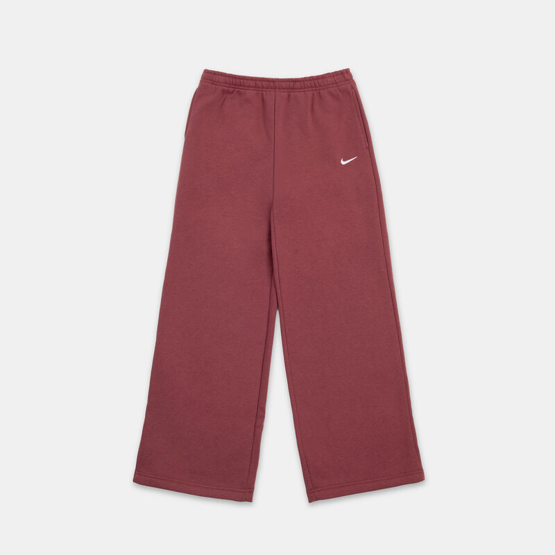 Pantaloni Nike Sportswear Studio Fleece ragazzi, bordeaux