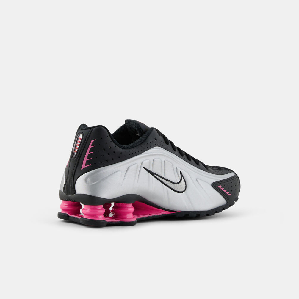 Nike Shox R4, argento/nero/rosa