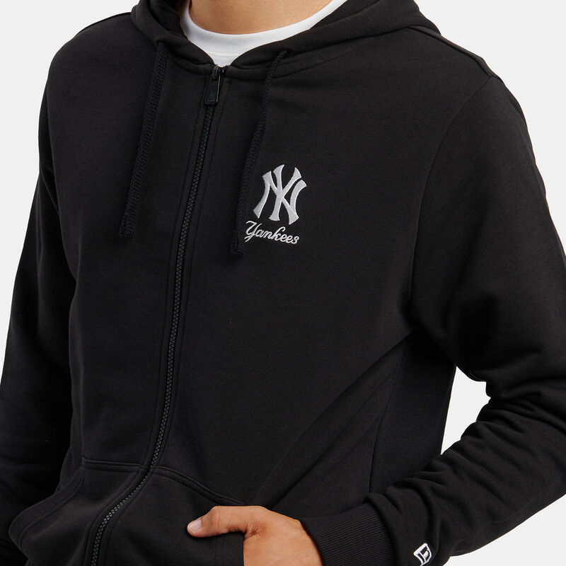 Felpa con zip New Era New York Yankees MLB SMU, nero