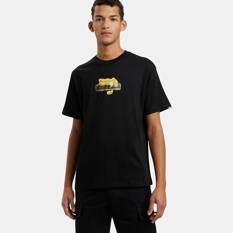 T-shirt Vans Times Up, nero/giallo