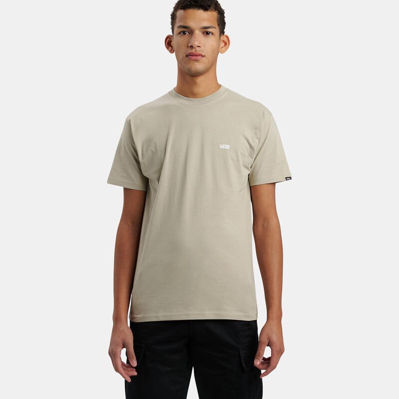 T-shirt Vans Left Chest Logo, beige/bianco