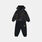 Completo Nike Sportswear Club Fleece Shine neonati, nero/oro