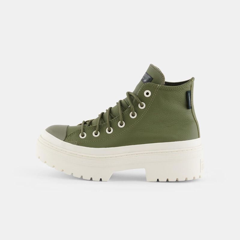 Converse Chuck Taylor All Star Lugged Heel Platform Waterproof, verde/bianco