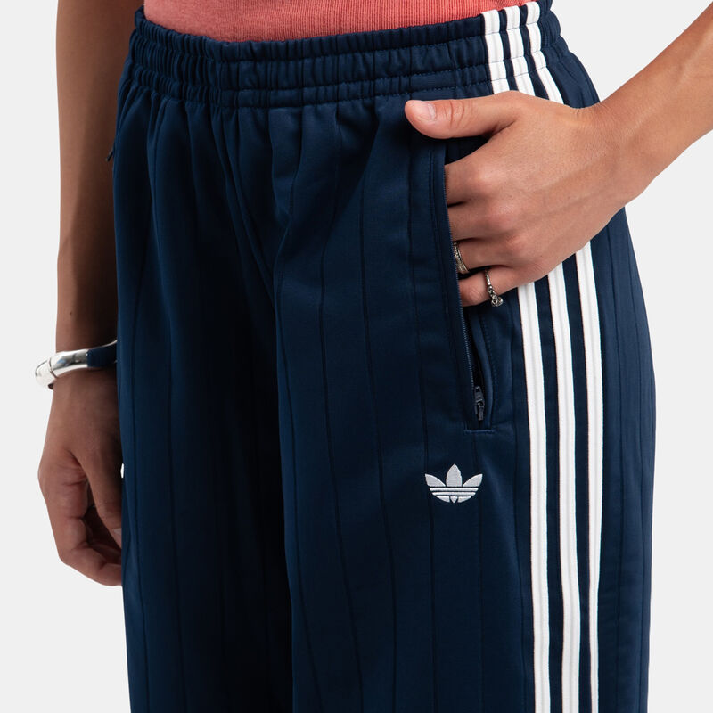 Pantaloni adidas Firebird Pinstripe Loose, blu/bianco