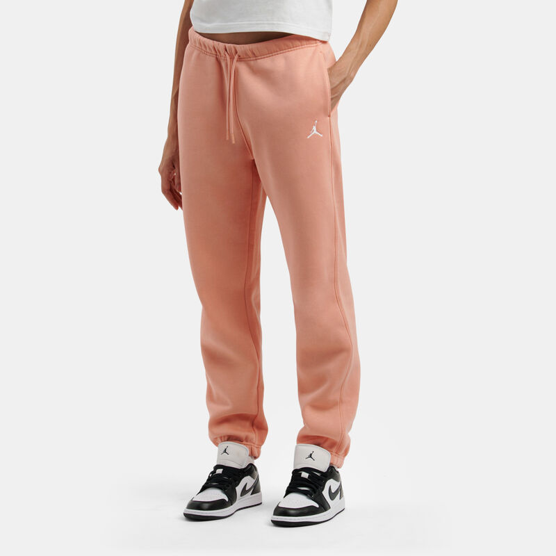 Pantaloni Jordan Brooklyn Fleece, arancione/bianco