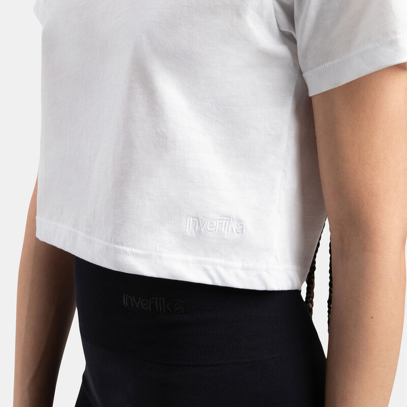 T-Shirt Invertika Cosmika, bianco