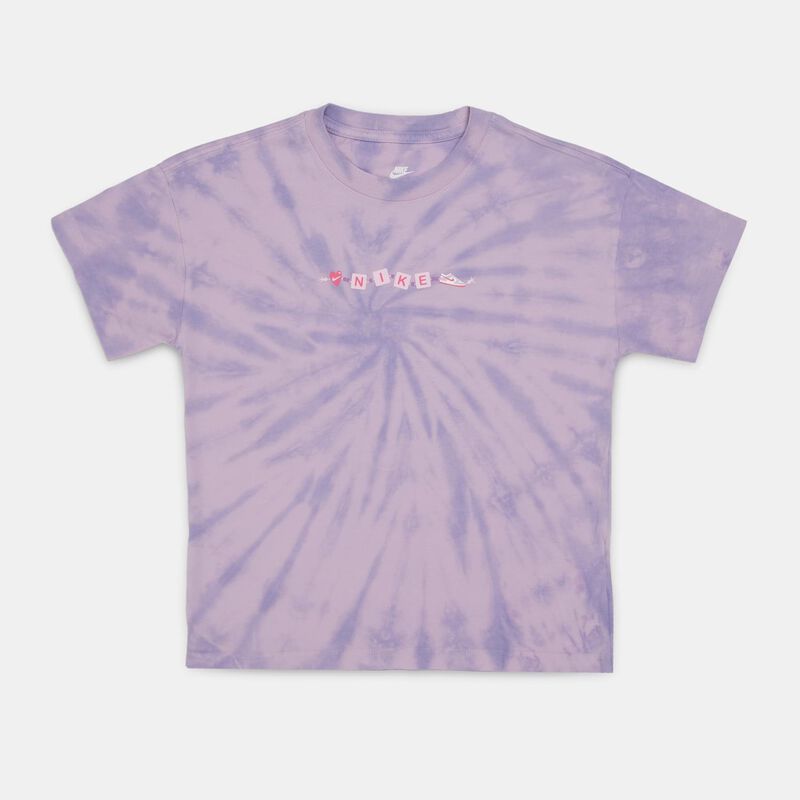 T-shirt Nike Sportswear ragazzi, rosa/viola