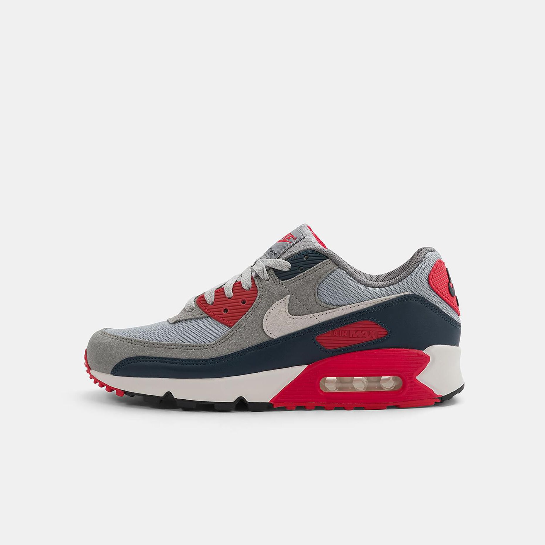 Nike Air Max 90, grigio/rosso/blu