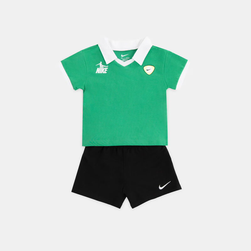 Completo Nike Sportswear Goal Mode bambini, verde/bianco/nero