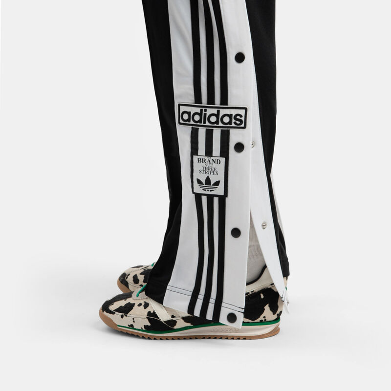 Pantaloni adidas Track adibreak, nero/bianco