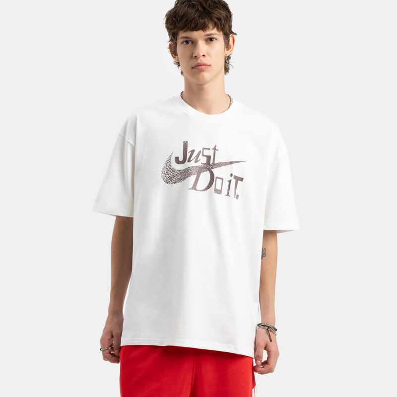 T-shirt Nike Sportswear LSE JDI, bianco/marrone